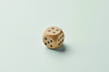 Logotrade advertising products photo of: Schima wooden dice 3cm dia