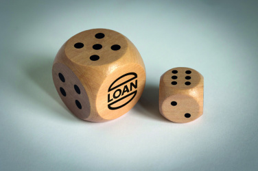 Logotrade advertising product picture of: Schima wooden dice 3cm dia