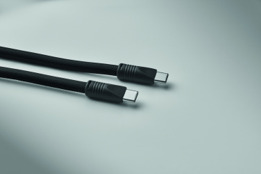 Logo trade promotional products image of: 60W charging and data lanyard