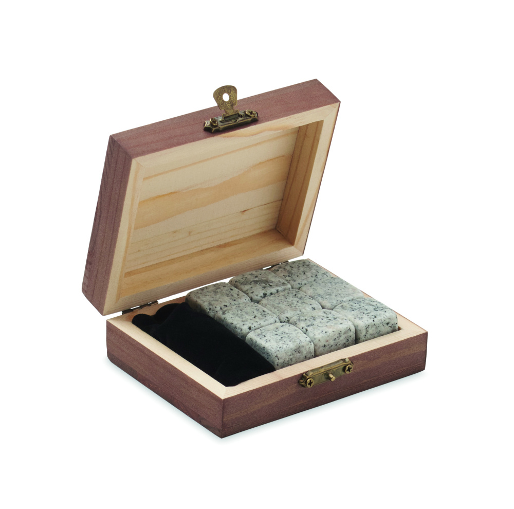 Logo trade promotional products picture of: 9 stone ice cube set in box