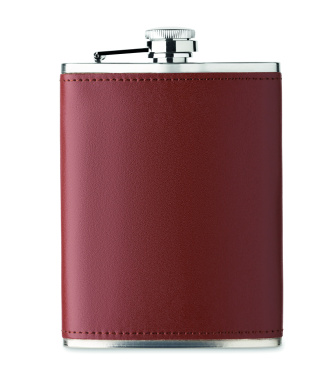 Logo trade promotional giveaways image of: Slim hip flask 200 ml