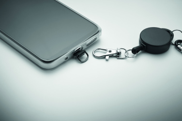Logo trade corporate gifts image of: Retractable phone holder