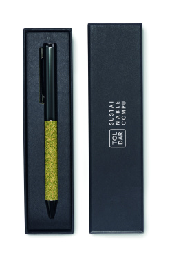 Logo trade promotional items picture of: Twist metal ballpen in box