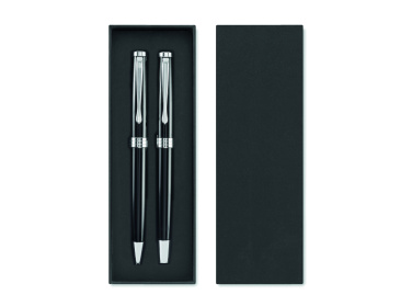 Logo trade promotional items image of: Ball pen and roller set