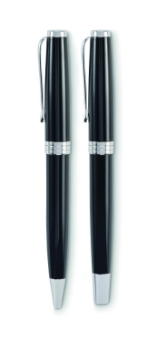 Logo trade advertising products image of: Ball pen and roller set