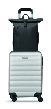 Logo trade corporate gifts picture of: Rolltop laptop rucksack 600D