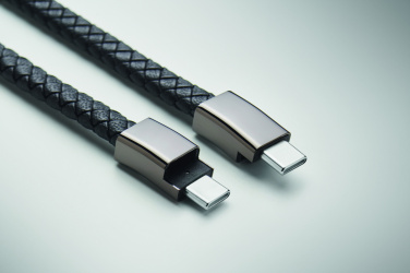 Logotrade promotional merchandise photo of: Braided bracelet cable type-C