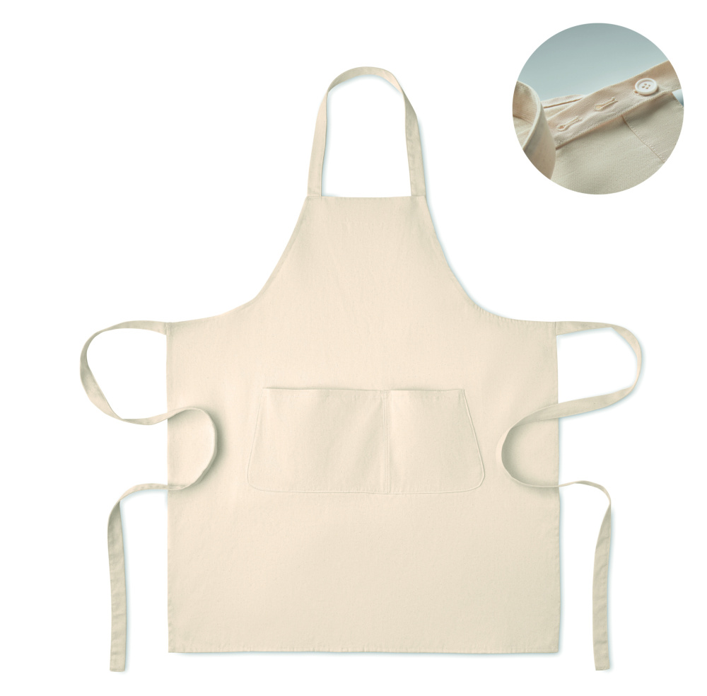 Logotrade promotional gift image of: Organic cotton apron 240 gr/m²