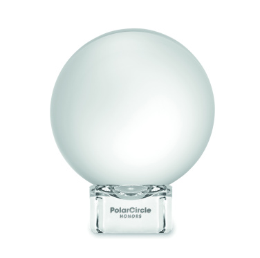 Logo trade promotional product photo of: Glass round award