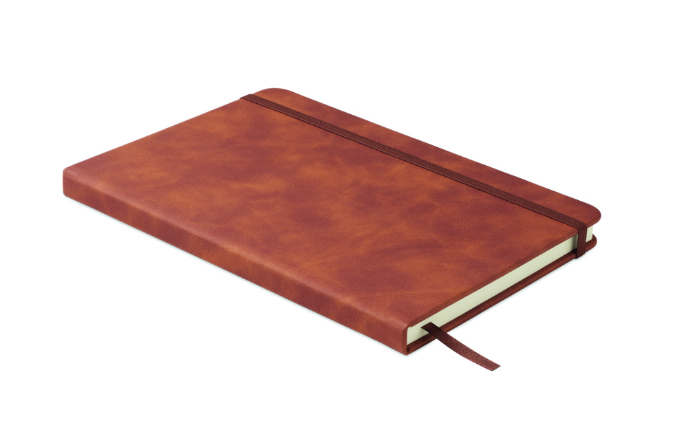 Logo trade promotional product photo of: A5 smokey PU notebook