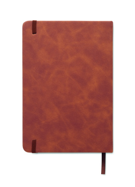 Logo trade advertising products picture of: A5 smokey PU notebook