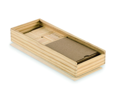 Logo trade promotional products picture of: Domino and cards set