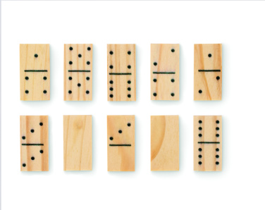 Logotrade promotional giveaway image of: Domino and cards set