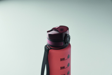 Logo trade promotional merchandise image of: Sports water bottle RPET 1L