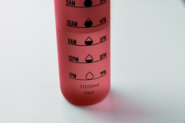 Logo trade advertising product photo of: Sports water bottle RPET 1L