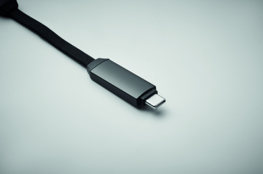 Logo trade promotional gifts picture of: 60W charging cable keyring