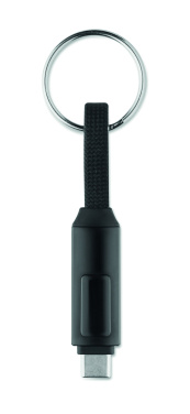 Logo trade promotional merchandise picture of: 60W charging cable keyring
