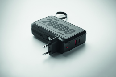 Logo trade promotional products image of: Power bank 20000 mAh in ABS