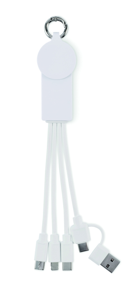 Logotrade promotional merchandise image of: 2 in 1 charging cable type-C