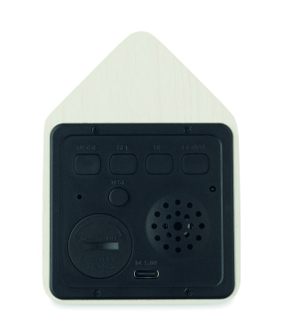 Logotrade promotional item image of: MDF cuckoo alarm clock