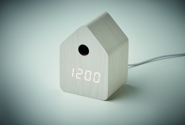 Logotrade business gift image of: MDF cuckoo alarm clock