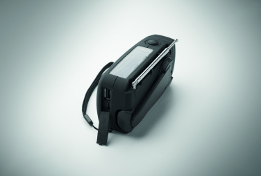 Logotrade promotional item image of: Portable radio SOS with LED torch