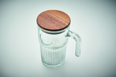 Logo trade corporate gifts image of: Glass mug 450ml