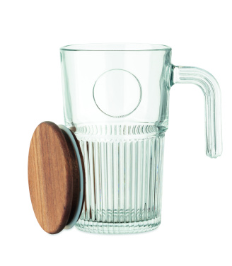 Logotrade promotional item picture of: Glass mug 450ml