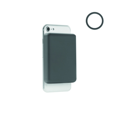 Logo trade advertising products picture of: Magnetic wireless charger 15W powerbank 5000 mAh