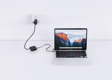 Logo trade promotional merchandise picture of: Urban Vitamin San Jose 100W stand with retractable cable