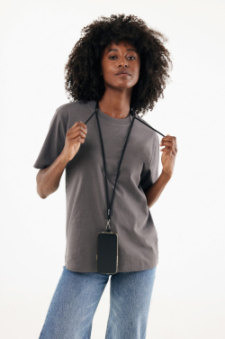 Logotrade promotional gifts photo of: CarryLoop RCS recycled PET adjustable phone holder lanyard