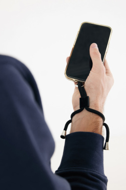 Logo trade corporate gift photo of: CarryLoop RCS recycled PET adjustable phone holder wristlet