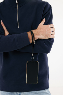 Logotrade promotional merchandise picture of: CarryLoop RCS recycled PET adjustable phone holder wristlet