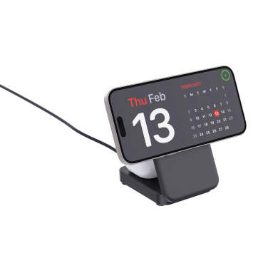 Logo trade promotional products picture of: Urban Vitamin Arcadia RCS rplastic 15W 3in1 magnetic charger