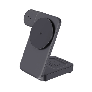 Logo trade promotional giveaways picture of: Urban Vitamin Arcadia RCS rplastic 15W 3in1 magnetic charger