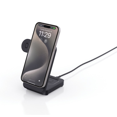 Logotrade promotional product image of: Urban Vitamin Arcadia RCS rplastic 15W 3in1 magnetic charger