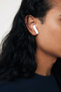 Logo trade promotional gift photo of: Tunevo RCS recycled plastic wireless earbuds