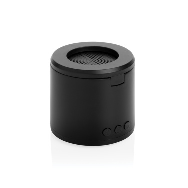Logo trade promotional gifts image of: Magpulse RCS recycled plastic 3W speaker w/magnetic holder