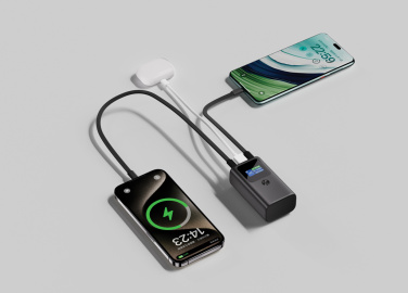 Logo trade business gifts image of: Urban Vitamin Campbell 55W 10.000mAh pocket powerbank