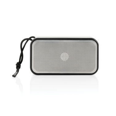 Logotrade promotional gift picture of: Swiss Peak RCS recycled aluminium 10W bass speaker