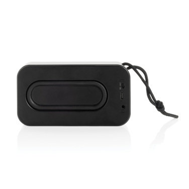 Logotrade promotional item image of: Swiss Peak RCS recycled aluminium 10W bass speaker