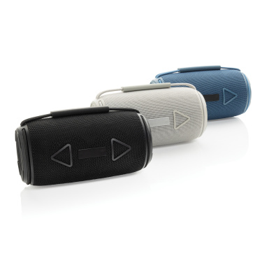 Logotrade promotional products photo of: Prisma RCS recycled plastic IPX 4 waterpoof 16W speaker