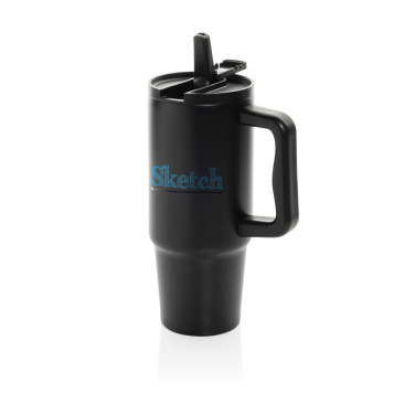 Logotrade promotional merchandise photo of: Embrace Leakproof RCS recycled stainless steel tumbler 900ml