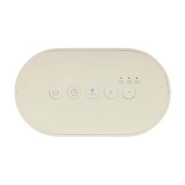 Logotrade corporate gift picture of: LumaRise RCS reycled plastic white noise alarm clock