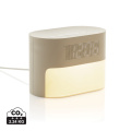 LumaRise RCS reycled plastic white noise alarm clock, beige