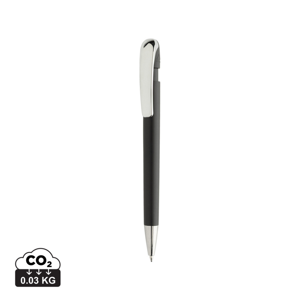 Logotrade promotional gift image of: Glide GRS certified R-ABS Metal Clip Pen