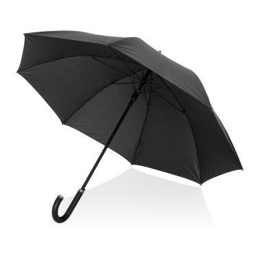 Logo trade promotional item photo of: Swiss Peak Vero Aware™ RPET 25” umbrella w luxe handle