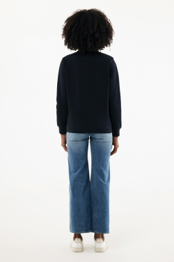 Logo trade advertising products picture of: IQONIQ Elgon recycled cotton quarter zip sweater