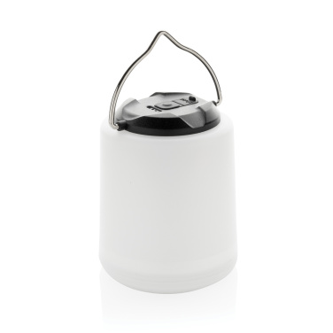 Logotrade corporate gift image of: Limio RCS recycled plastic portable re-chargeable table lamp