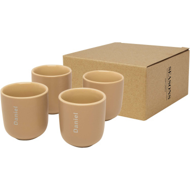 Logo trade advertising products picture of: Male 4-piece 90 ml espresso cup